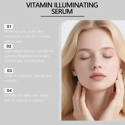 Vitamin C Serum Strengthens Skin Barrier Brightening Face Essence